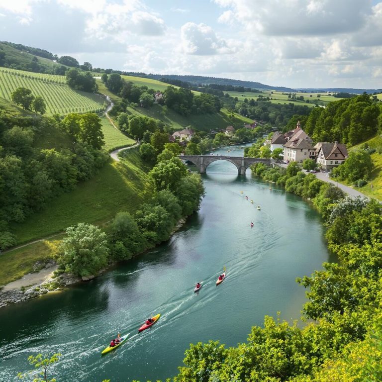 Découvrez les 7 itinéraires de kayak les plus enchanteurs d'Alsace et Lorraine. Profitez de paysages pittoresques, d'eaux cristallines et d'une nature préservée tout en vous aventurant à travers ces régions uniques de France.