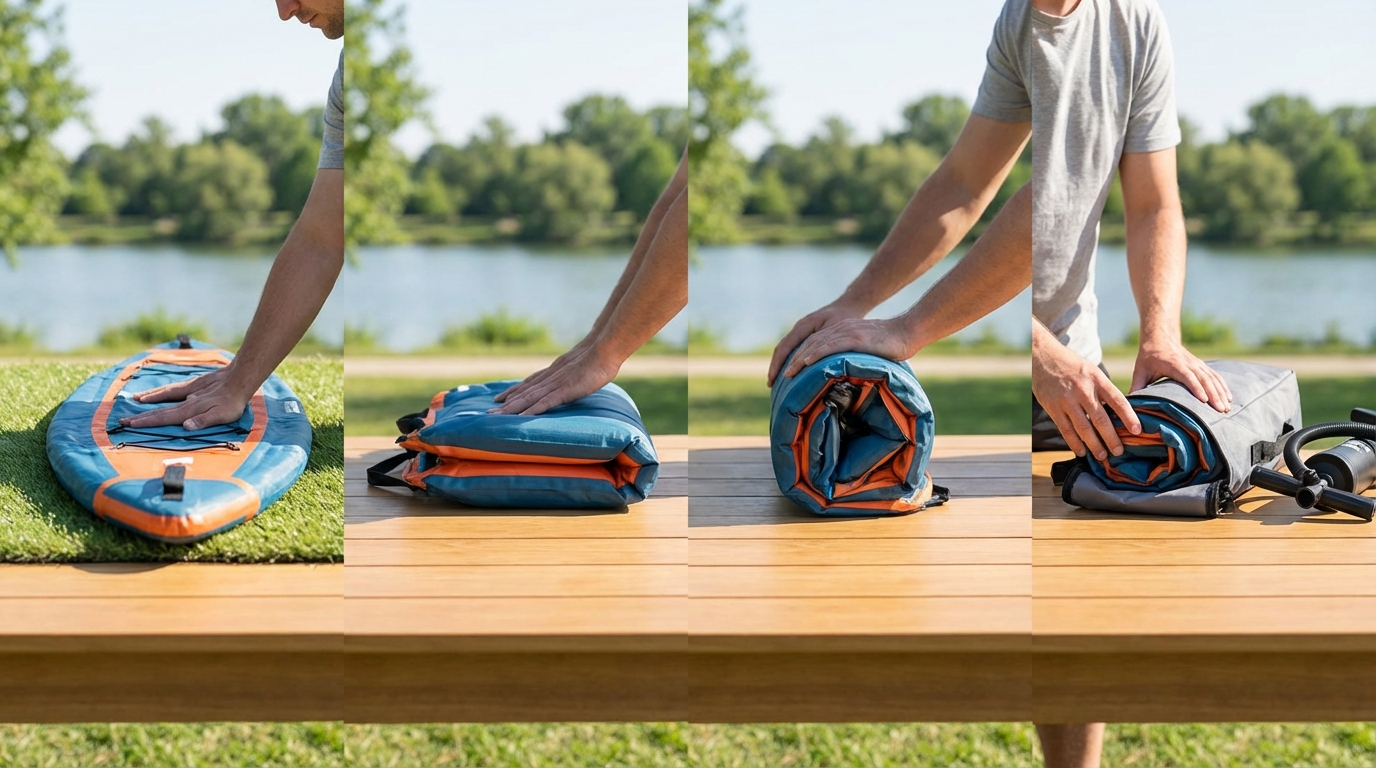 plier kayak gonflable - Technique Étape par Étape pour Plier un Kayak Gonflable